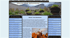 Desktop Screenshot of glaciertrekadventures.com